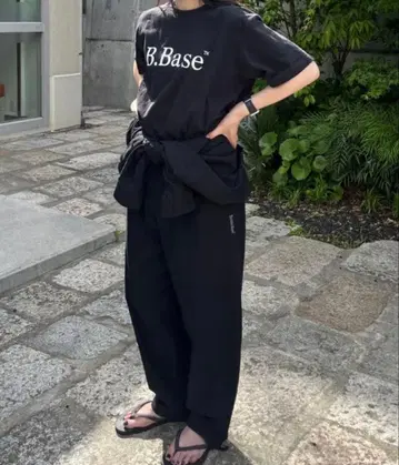 BROKEN BASE 브로큰베이스 코튼 린넨 점프수트
