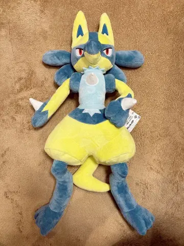 포켓몬스터 메챠모후굿토 봉제 인형 ~옐로우 컬러 루카리오~