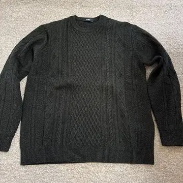 SHIPS 메리노울 케이블 짜임 스웨터 L