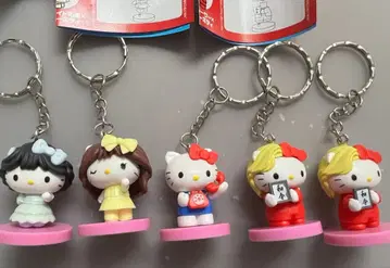 헬로키티 키링 5개 세트