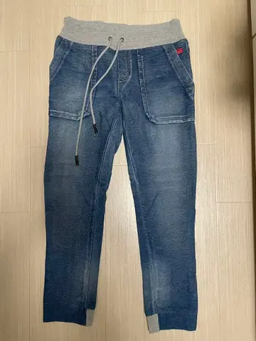 더블 스탠다드 데님 스웨트 팬츠