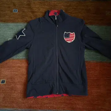 HYDROGEN 별 패턴 저지 네이비