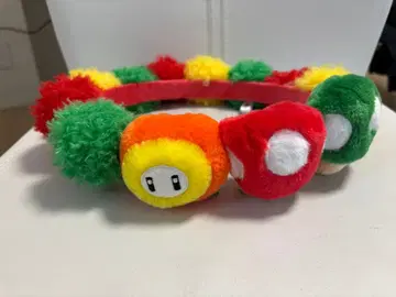 USJ 슈퍼 마리오 폼폼 왕관 머리띠