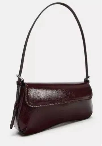 ZARA 플랩 숄더백 버건디 보르도