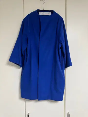 nitca 니토카 캐시미어 혼방 코쿤 코트 블루