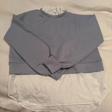 라이트 블루 레이어드 트레이닝복