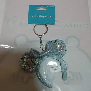 디즈니씨 판타지 스프링스 엘사 머리띠 키링