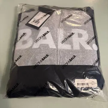 BALR. 후드티 사이즈 L 블랙 x 색스