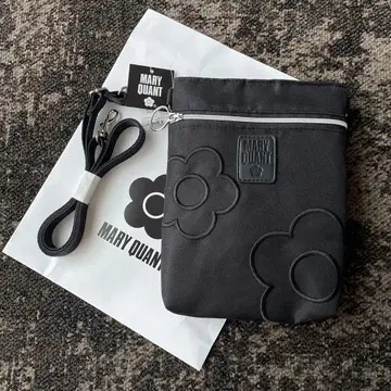 MARY QUANT 플라워 무늬 스마트폰 숄더백