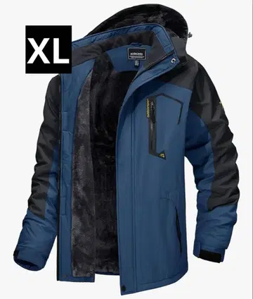 TACVASEN 아웃도어 자켓 남성용 마운틴 파카 방풍 방한