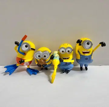 유니버셜 미니언 콜렉터블 캡슐 피규어 4종 세트