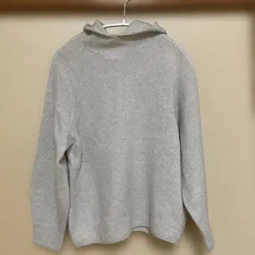 human woman 후드 부착 울 스웨터