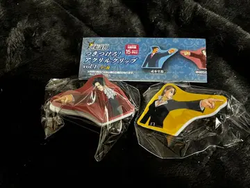 역전재판 아크릴 클립 2개 세트