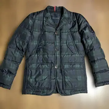 미국 구매 타미힐피거 테일러드 다운 자켓 블랙워치 M