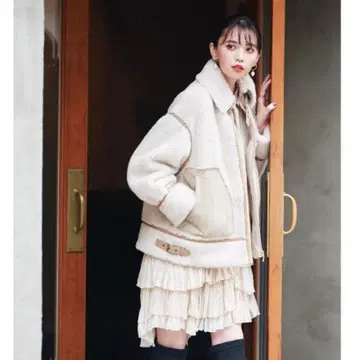 페이크 무스탕 BIG 블루종