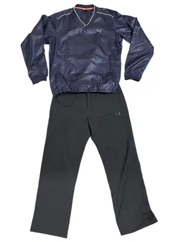 푸마 네이비 골프웨어 스포츠 웨어 세트 상하의 세트