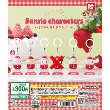 메지루시 액세서리 산리오 캐릭터즈 딸기 5종 세트