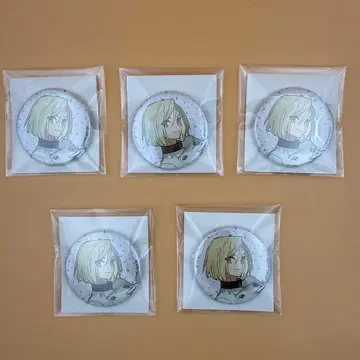 와다 아루코전 캔뱃지 레오나르도 5점