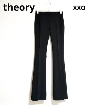 0492 theory 띠어리 센터 프레스 플레어 팬츠 XXO