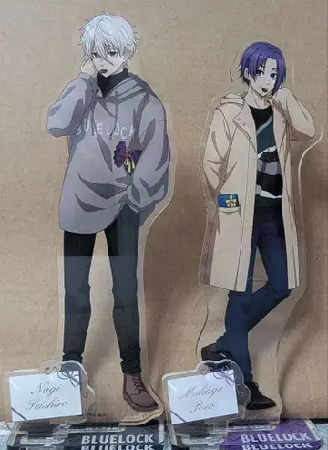 블루 록 나기 세이시로 & 미카게 레오 아크릴 스탠드 2체 세트