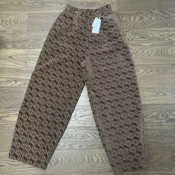 KBF 자카드 코쿤 팬츠