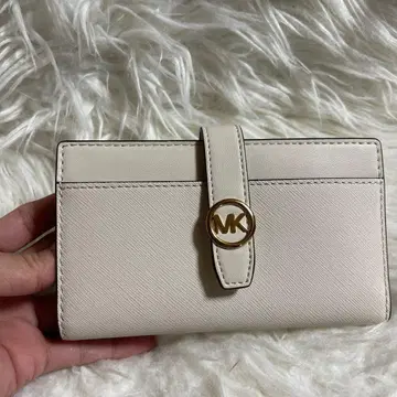 Michael Kors 접이식 지갑 베이지