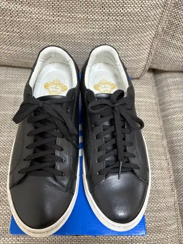 오로비안코 BIELLA/3 (NERO) 가죽 스니커즈