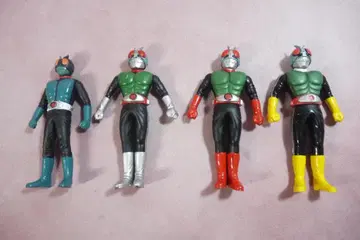 라이더 히어로 시리즈 가면라이더 1호 2호 쇼커라이더 4체