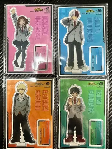 쿠라스시 혜택 아크릴 스탠드 히로아카 4종 세트 각 1개