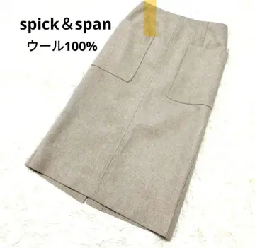 spick&span 스픽 앤 스팬 울 타이트 롱 스커트 M