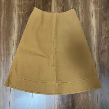 J & M DAVIDSON 브라운 플레어 스커트 사이즈 8