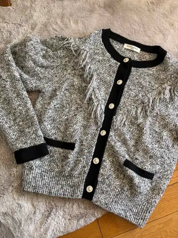 [ MADEMOISELLE ROPE' ] 트위드풍 가디건 38