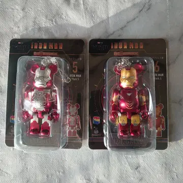 BE@RBRICKHappy 복권 베어브릭상 아이언맨 마크 5 6 세트