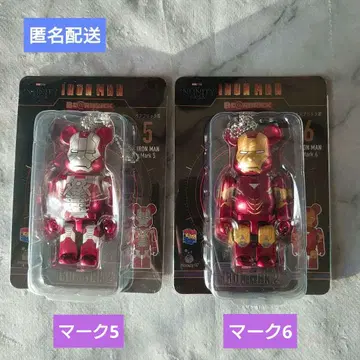 BE@RBRICKHappy 복권 베어브릭상 아이언맨 마크 5 6 세트