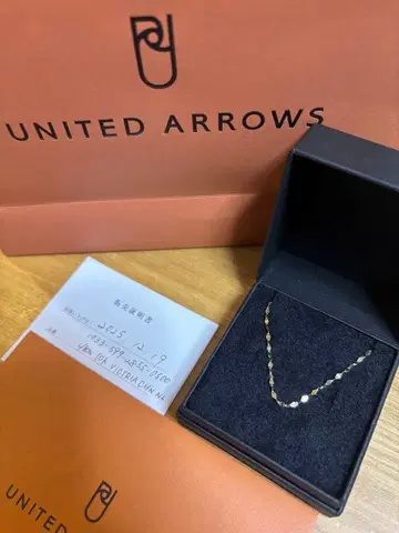 르봉봉 lesbonbon UNITED ARROWS 골드 목걸이