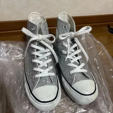 converse 컨버스 ALL STAR 하이컷 실버 글리터