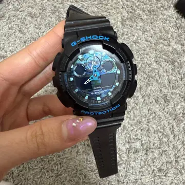 CASIO G-SHOCK 손목시계 블랙/블루