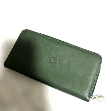 [베카치노] BECCACCINO 다크 그린 가죽 장지갑