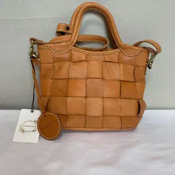 미사용 새상품 즈케로 필라토 숄더백 핸드백 2way 천연 가죽