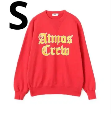 atmos Flocky Print Sweatshirt RED
