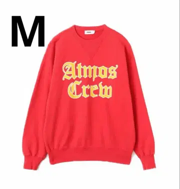 atmos Flocky Print Sweatshirt RED