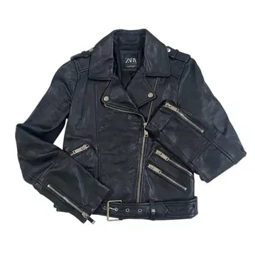 새상품급 ZARA 자라 양가죽 천연 가죽 리얼 가죽 더블 라이더 자켓