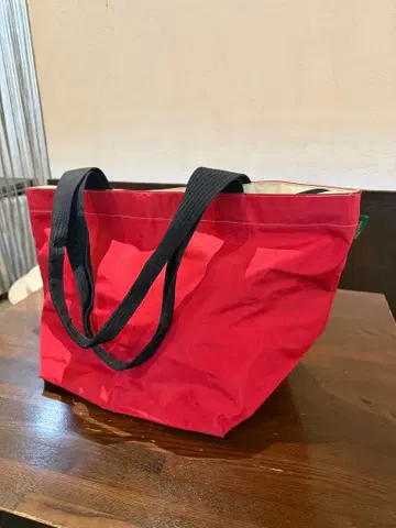 *에르베샤 펠리에 빨간색 나일론 토트백 Herve Chapelier