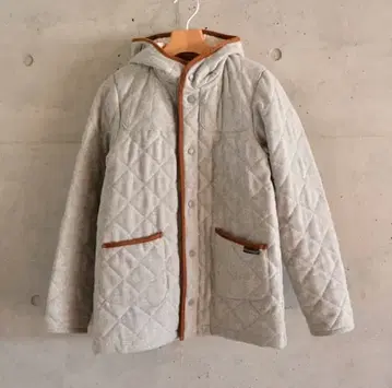 LAVENHAM CRAYDON 후드 부착 퀼팅 자켓 36