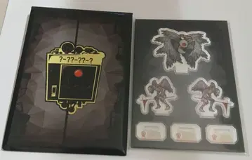 아크릴 스탠드 세트 깃털이 있는 캐릭터