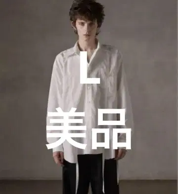 완판템 그랑 그랜시 GRANCY 데미지 도킹 디자인 셔츠 L 화이트