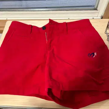 MASTER BUNNY EDITION 빨간색 숏팬츠 사이즈 1