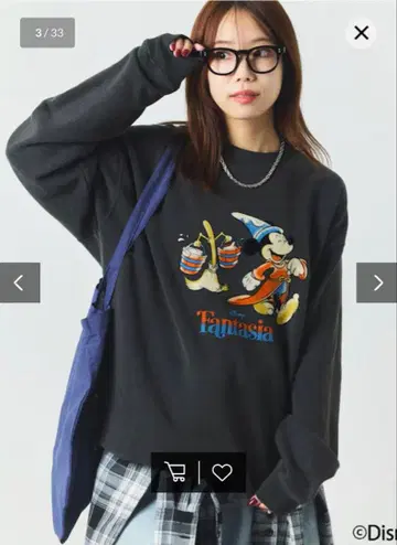 디즈니 판타지아 미키 맨투맨