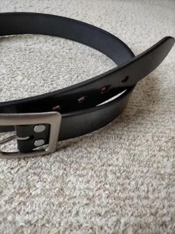 사이즈 2 반스 아웃피터스 가죽 벨트 블랙 새상품