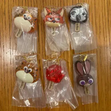 미개봉 새상품 주토피아 아이스캔디 참 세미 컴플리트 6개 세트